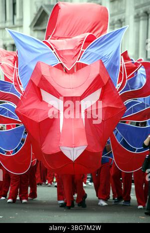 Atmosphäre bei der Olympic Celebration Parade 2012 in London - 10. September 2012 Stockfoto