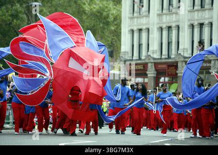 Atmosphäre bei der Olympic Celebration Parade 2012 in London - 10. September 2012 Stockfoto