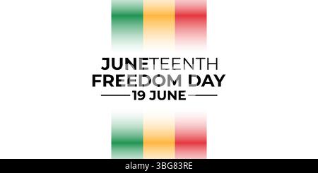 Feierlichkeiten zum Jugendtag der Freiheit Hintergrund Design. Banner, Poster, Grußkarte Illustration Stock Vektor