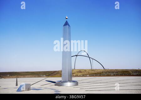 Horizontalobservatorium an der Hoheward-Verderbungspitze in Herten, Deutschland, Europa Stockfoto