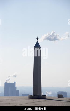 Obelisk an der Hoheward-Verderbungsspitze bei Herten, Deutschland, Europa Stockfoto