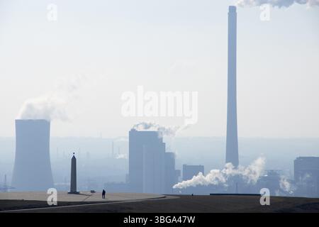 Obelisk an der Hoheward-Verderbungsspitze bei Herten, Deutschland, Europa Stockfoto