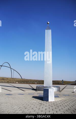 Horizontalobservatorium an der Hoheward-Verderbungspitze in Herten, Deutschland, Europa Stockfoto