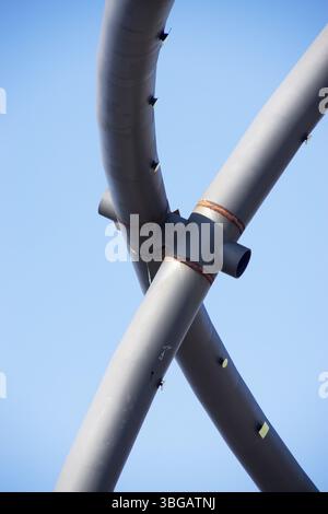 Horizontalobservatorium an der Hoheward-Verderbungspitze in Herten, Deutschland, Europa Stockfoto