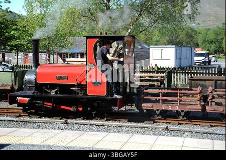 "Elidir" -Shunt an der Gilfach DDU. Stockfoto