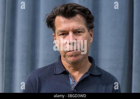 Turin, Italien. Mai 2025. Der niederländische Schriftsteller Marc ter Horst ist Gast der Buchmesse in Turin 2025 Stockfoto