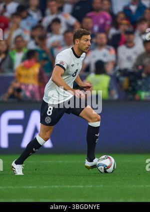 Leon Goretzka, DFB 8 im Halbfinalspiel der UEFA Nations League 2025 DEUTSCHLAND - PORTUGAL 1-2 in der Saison 2024/2025 am 4. Juni 2025 in München. Fotograf: ddp-Bilder/Sternbilder Stockfoto
