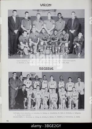 Die Marion Franklin High School, 1265 Koebel Road, wurde 1953 als Teil des Marion Township School District eröffnet. Die Schule diente 7-12 und wurde am 20. November 1953 eingeweiht. Das Jahrbuch Photogene dokumentiert das Schülerleben und Schulereignisse des Jahres. Stockfoto