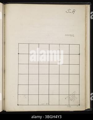 Dieses Scrapbook enthält Fotos, die Merkmale der Athens Township, Athens County, Ohio, von 1811 bis 1949 dokumentieren. Das von W. E. Peters geschaffene Werk konzentriert sich auf Friedhöfe, Hügel der Ureinwohner und Schulhäuser. Darunter befinden sich Bilder des Staatlichen Krankenhauses von Athen, das später als Athener Zentrum für psychische Gesundheit bekannt ist und Strukturen und Merkmale von historischer Bedeutung in der Gegend hervorhebt. Stockfoto