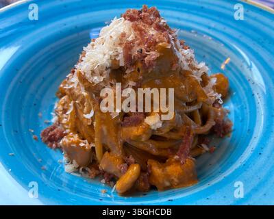 Frutti di Mare Gericht, Sizilien Stockfoto