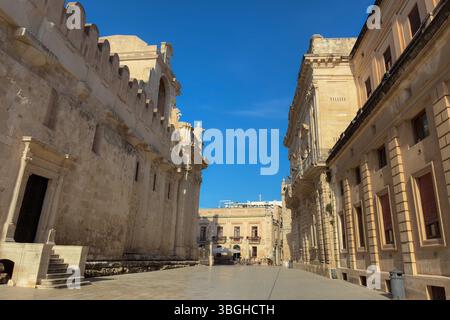 Piazza Minerva und Artemision Museum in Ortigia, Sizilien Stockfoto