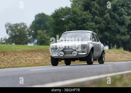 Bad König, Hessen, Deutschland, Ford Escort MK1 RS 1600 BDA, Baujahr 1972, 1600 ccm, 215 ps beim Oldtimer Festival. Stockfoto