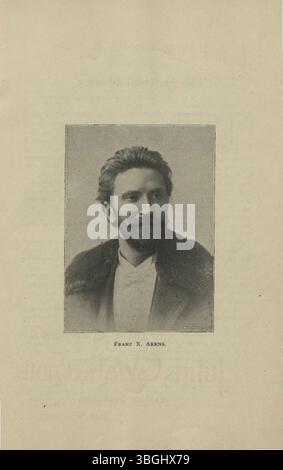 Das siebte jährliche Mai-Musikfestival in Indianapolis am 13. Mai 1895 bot Auftritte des Maennerchors und Teilnehmer aus der deutsch-amerikanischen Gemeinschaft, die sowohl Musik als auch kulturelles Erbe zelebrierten. Stockfoto