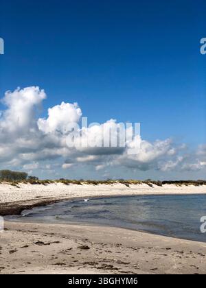 Stakendorfer Strand, Stakendorf, Schmoel, Schönberg, Dünen, Ostsee, Wasser, Meer, Küste, Kieler Fjord, Landkreis Plön, Norddeutschland, Landschaft, Schleswig-Holstein, Deutschland Stockfoto
