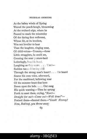 Diese Seite aus der Dokumentenreihe „Morning“ aus dem Jahr 1907 spiegelt die Alltagserfahrungen und Umgebungen des frühen 20. Jahrhunderts wider. Es ist Teil einer größeren Sammlung, die das tägliche Leben und kulturelle Themen dokumentiert. Stockfoto