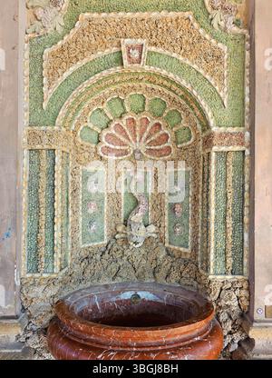 Brunnen im Dianatempel, Hofgarten, München, Oberbayern, Bayern, Deutschland Stockfoto