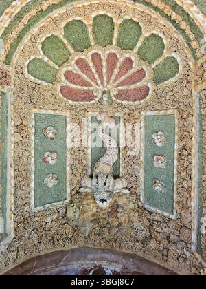 Brunnen im Dianatempel, Hofgarten, München, Oberbayern, Bayern, Deutschland Stockfoto