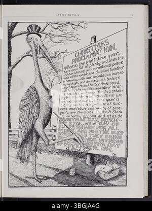 Der Jeffrey Service-Newsletter von 1914-1915 enthält Unternehmensaktualisierungen, Artikel über Bergbauausrüstung und Details zu Mitarbeiteraktivitäten wie Sportveranstaltungen und Freizeitgruppen sowie Berichte über den Ersten Weltkrieg Stockfoto