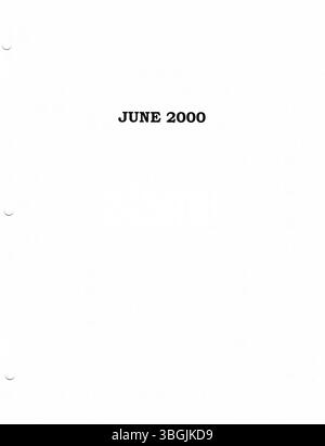 Pressemitteilungen, die 2000 vom Büro von Bürgermeister Michael Coleman produziert wurden, spiegeln wichtige Momente während seiner vierjährigen Amtszeit als 52. Bürgermeister von Columbus wider. Coleman, der erste afroamerikanische Bürgermeister der Stadt, hatte das Amt von 2000 bis 2016 inne und wurde der am längsten dienende Bürgermeister in der Geschichte von Columbus. Stockfoto