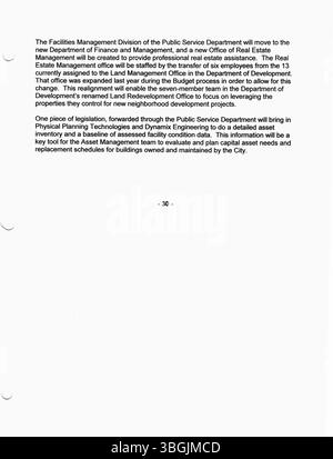 Die Pressemitteilungen des Büros von Bürgermeister Michael Coleman aus dem Jahr 2005 zeigen wichtige politische und städtische Entwicklungen und zeigen seine Führungsrolle während seiner Zeit als Bürgermeister von Columbus. Stockfoto