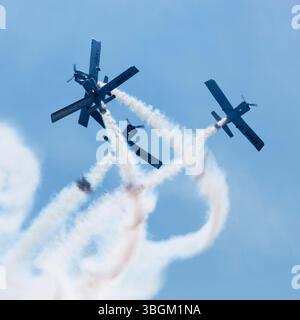 Festival Aereo San Javier, Flugschau, Kunstflug, Santiago de la Ribera, Mar Menor, autonome Region Murcia, Spanien, Stockfoto