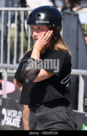 Rom, Italien. Juni 2025. Mei SUGAWARA (JPN) WST World Cup Rom 2025 im Ostia Park, am 4. Juni 2025 in Rom, Italien. Quelle: Unabhängige Fotoagentur/Alamy Live News Stockfoto