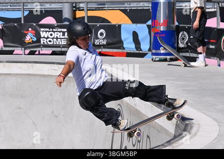 Rom, Italien. Juni 2025. Julia BENEDETTI (ESP) Vorspiele der WST-Weltmeisterschaft Rom 2025 im Ostia Park, am 4. Juni 2025 in Rom, Italien. Quelle: Unabhängige Fotoagentur/Alamy Live News Stockfoto