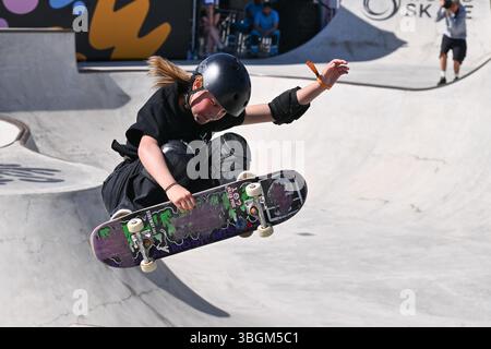 Rom, Italien. Juni 2025. Mei SUGAWARA (JPN) WST World Cup Rom 2025 im Ostia Park, am 4. Juni 2025 in Rom, Italien. Quelle: Unabhängige Fotoagentur/Alamy Live News Stockfoto