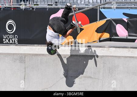 Rom, Italien. Juni 2025. Isadora PACHECO (BRA) Vorspiele der WST World Cup Rom 2025 im Ostia Park, am 4. Juni 2025 in Rom, Italien. Quelle: Unabhängige Fotoagentur/Alamy Live News Stockfoto
