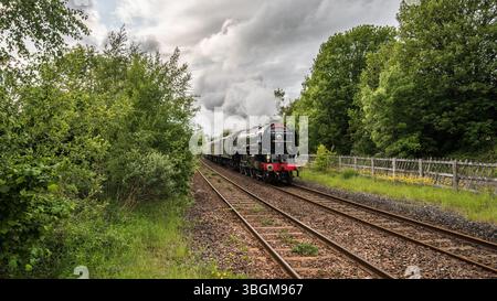 Tornado-Dampflokomotive als „The Dalesman“, 5. Juni 2025, Stockfoto