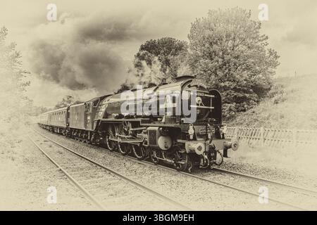 Tornado-Dampflokomotive als „The Dalesman“, 5. Juni 2025, Stockfoto