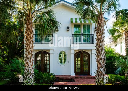 Private Residenz, 10th Avenue South South, Naples, Florida Stockfoto