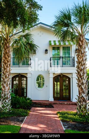 Private Residenz, 10th Avenue South South, Naples, Florida Stockfoto