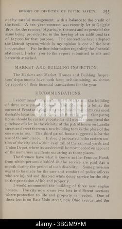 Der Jahresbericht der Stadt Columbus für 1896 umfasst die Einnahmen und Ausgaben der städtischen Departements für 1895 und 1896, wobei der Schwerpunkt auf der kommunalen Finanztätigkeit liegt. Stockfoto