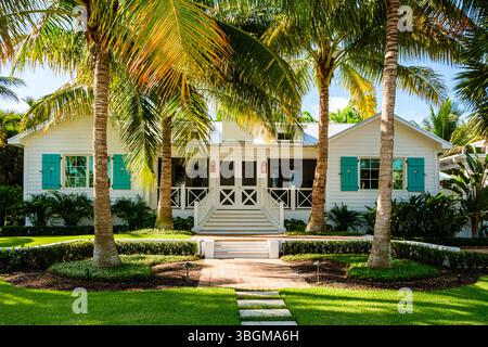 Private Residenz, 10th Avenue South South, Naples, Florida Stockfoto