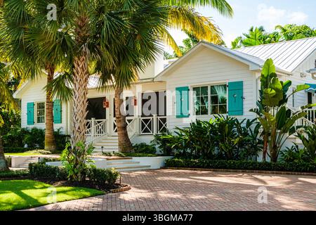 Private Residenz, 10th Avenue South South, Naples, Florida Stockfoto