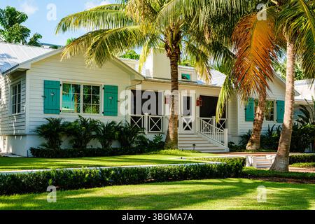 Private Residenz, 10th Avenue South South, Naples, Florida Stockfoto