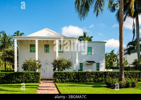 Private Residenz, 10th Avenue South South, Naples, Florida Stockfoto