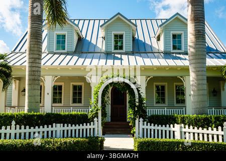 Private Residenz, 10th Avenue South South, Naples, Florida Stockfoto