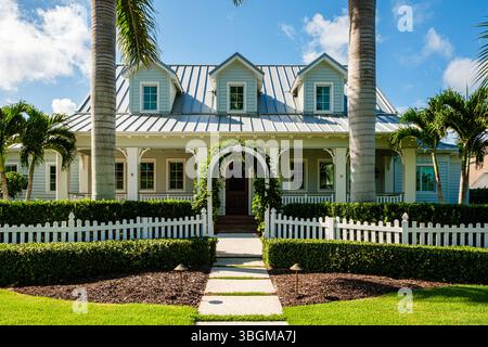Private Residenz, 10th Avenue South South, Naples, Florida Stockfoto