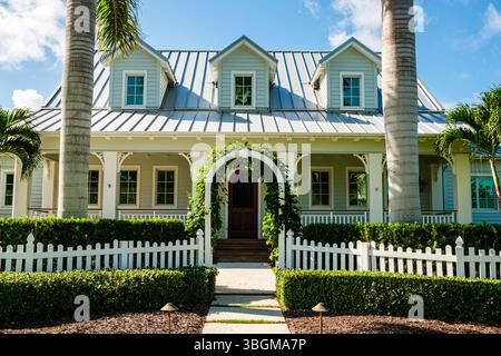 Private Residenz, 10th Avenue South South, Naples, Florida Stockfoto