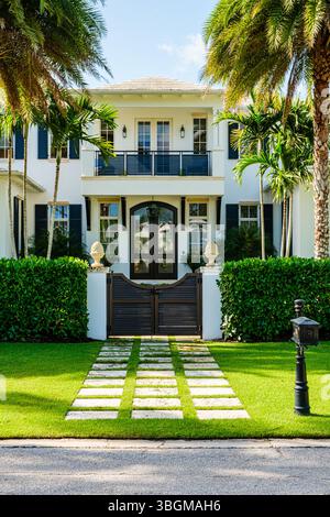 Private Residenz, 10th Avenue South South, Naples, Florida Stockfoto