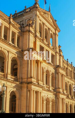 Treasury Building, Brisbane Square, Brisbane, Queensland, Australien Stockfoto