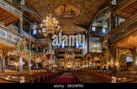 Evangelische Friedenskirche der Heiligen Dreifaltigkeit (Kosciol Pokoju) in Swidnica (Schweidnitz) in der Woiwodschaft Dolnoslaskie in Polen Stockfoto