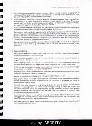 Die Mid-Ohio Regional Planning Commission (MORPC) erstellte 2015 das Transportation Improvement Program (TIP) für 2016–2019, in dem die Verkehrsprojekte detailliert beschrieben wurden. Die SPITZE gewährleistet die Einhaltung der Bundesvorschriften und ermöglicht es dem Raum Columbus, Mittel für Infrastrukturverbesserungen und Stadtentwicklung zu erhalten. Stockfoto
