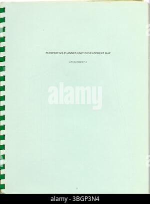 1972 konzentrierte sich die Operation Urbancrest auf die Entwicklung einer Reihe von Strategien und Alternativen für die Gemeindeentwicklung in Urbancrest, Ohio. Das Programm beinhaltete eine Fallstudie und führte zu technischen Leitfäden für zukünftiges Wachstum und Verbesserungen. Stockfoto
