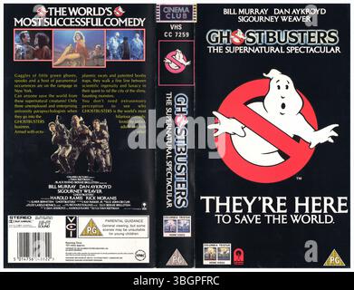 Ghostbusters (1984) VHS Cover (1995) (UK) von Columbia Tristar Home Video; Video Collection International Stockfoto