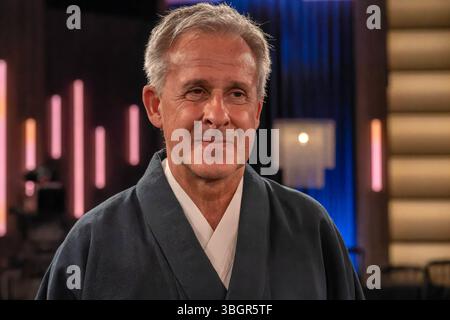 Kölnertreff aus Köln am 06. Juni 2025. Im Bild Pierre Littbarski, Fußballweltmeister 1990 und Japanverrückter. Köln Nordrhein-Westfalen Deutschland *** KölnerTreff aus Köln am 06. Juni 2025 im Bild Pierre Littbarski, Fußball-Weltmeister 1990 und Japan Maniac Köln Nordrhein-Westfalen Deutschland Stockfoto