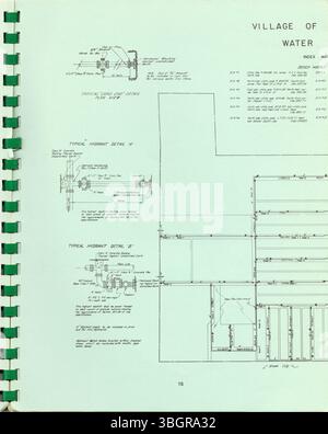 Die Operation Urbancrest 1972 konzentrierte sich auf Strategien zur Entwicklung von Gemeinden für Urbancrest, Ohio. Der Plan enthielt technische Leitfäden für zukünftige Entwicklungen und Alternativen, die auf einer detaillierten Fallstudie basieren. Stockfoto