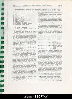Die im Jahr 1972 ins Leben gerufene Operation Urbancrest konzentrierte sich auf die Entwicklung von Strategien zur Deckung des Infrastrukturbedarfs und des Entwicklungsbedarfs des Dorfes Urbancrest. Das Ergebnis war eine Reihe technischer Leitfäden, die Alternativen für die zukünftige Stadtentwicklung boten. Stockfoto